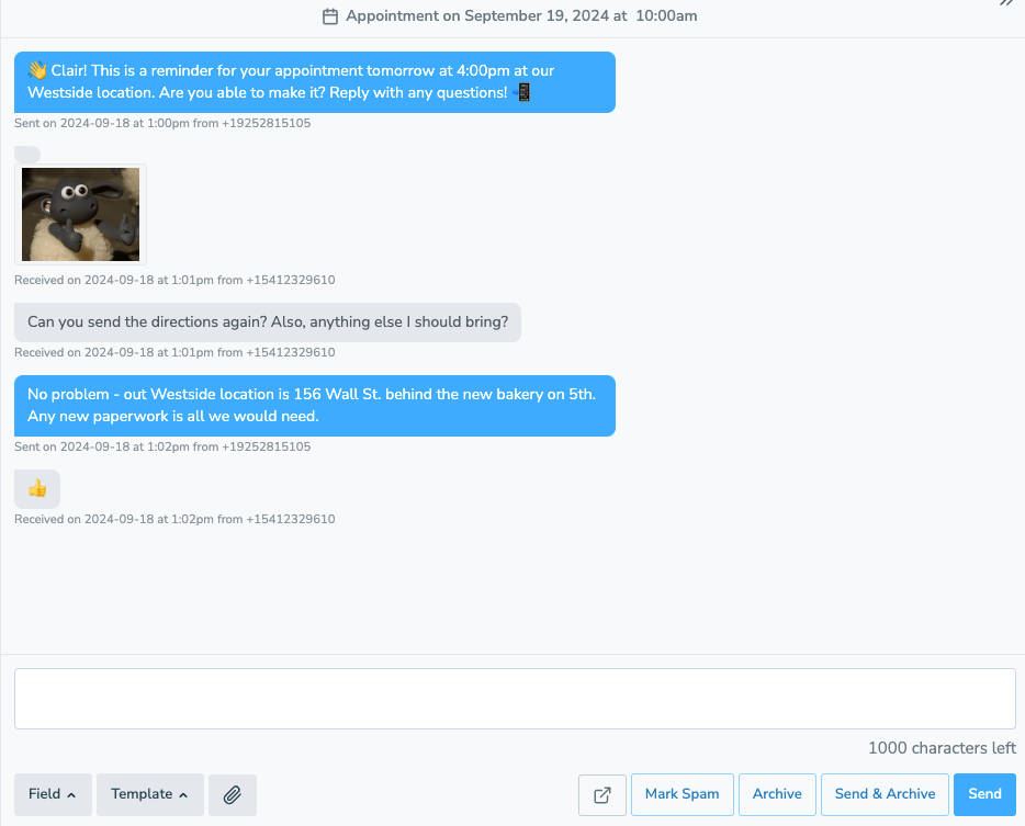 add emoticons to Apptoto SMS text messages